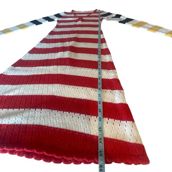 Rare Knit Midi Dress Sample Prototype Similar to De Loreta Rocoto Size M - Picture 5 of 8